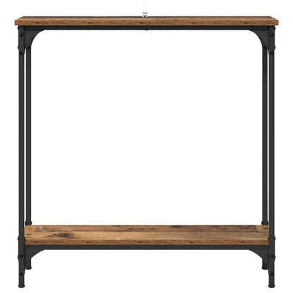 vidaXL Console Table Old Wood 75 x 22.5 x 75 cm Engineered Wood