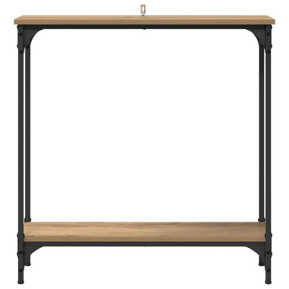 vidaXL Console Table Artisan Oak 75 x 22.5 x 75 cm Engineered Wood