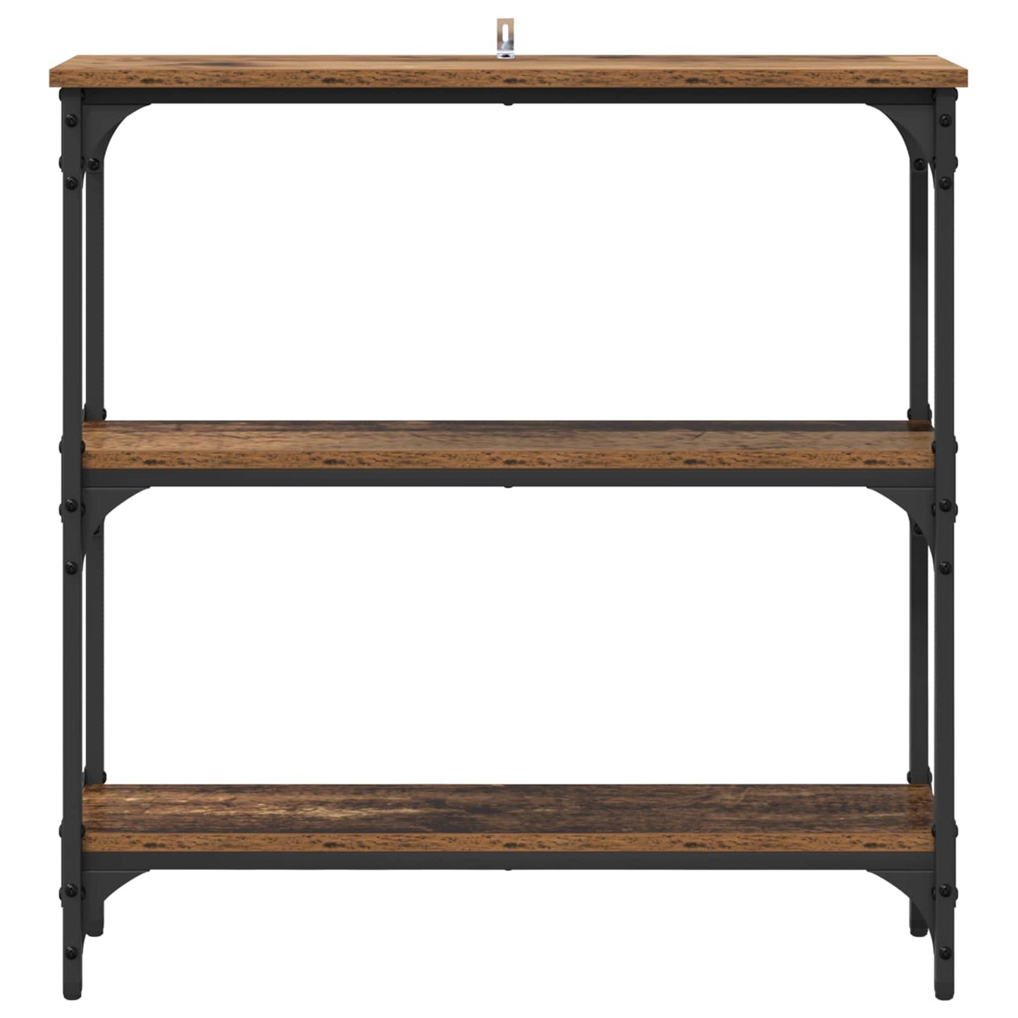 vidaXL Console Table Old Wood 75 x 22.5 x 75 cm Engineered Wood