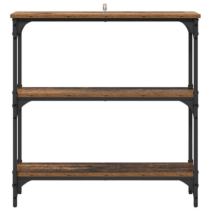 vidaXL Console Table Old Wood 75 x 22.5 x 75 cm Engineered Wood