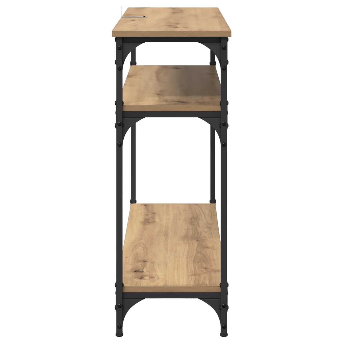 vidaXL Console Table Artisan Oak 100 x 29 x 75 cm Engineered Wood