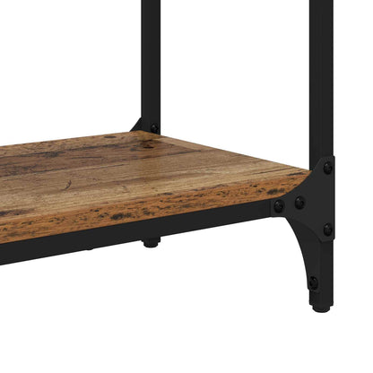 vidaXL Console Table Old Wood 75 x 29 x 75 cm Engineered Wood