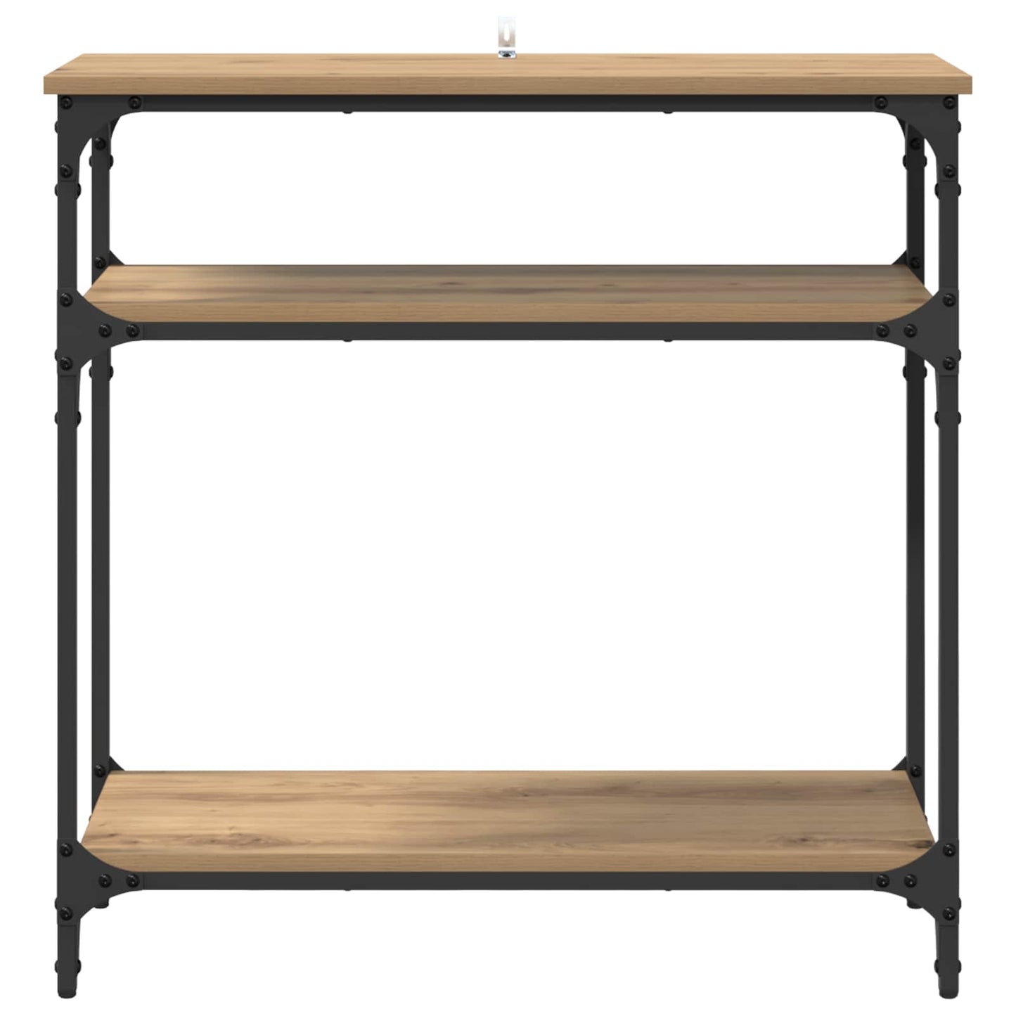 vidaXL Console Table Artisan Oak 75 x 29 x 75 cm Engineered Wood