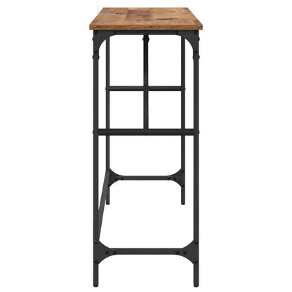vidaXL Console Table Old Wood 100 x 32 x 75 cm Engineered Wood