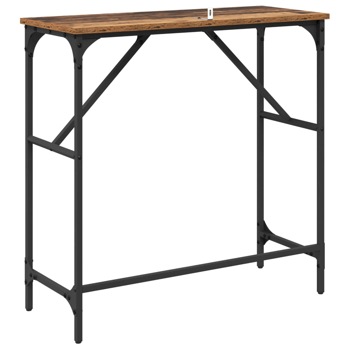 vidaXL Console Table Old Wood 75 x 32 x 75 cm Engineered Wood