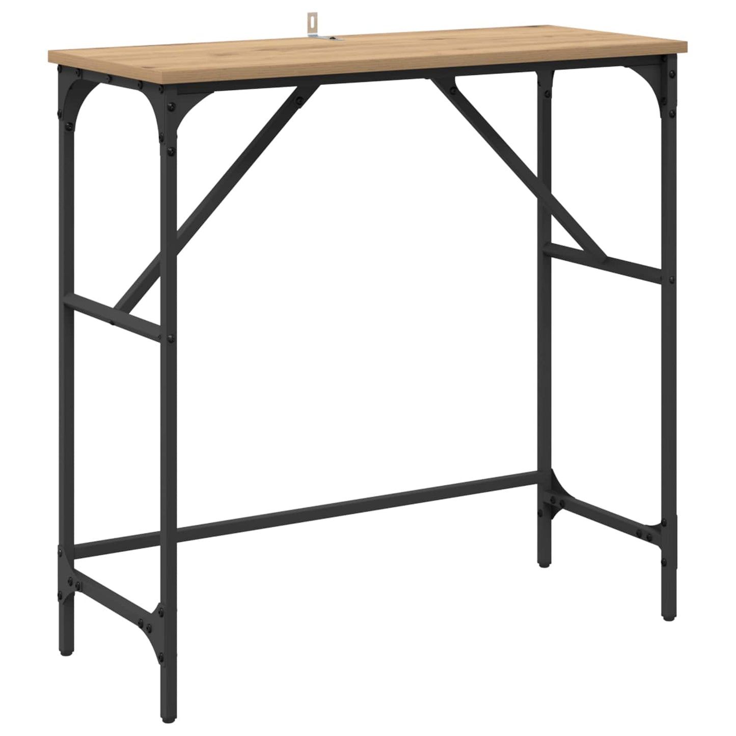 vidaXL Console Table Artisan Oak 75 x 32 x 75 cm Engineered Wood