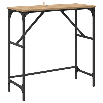 vidaXL Console Table Artisan Oak 75 x 32 x 75 cm Engineered Wood