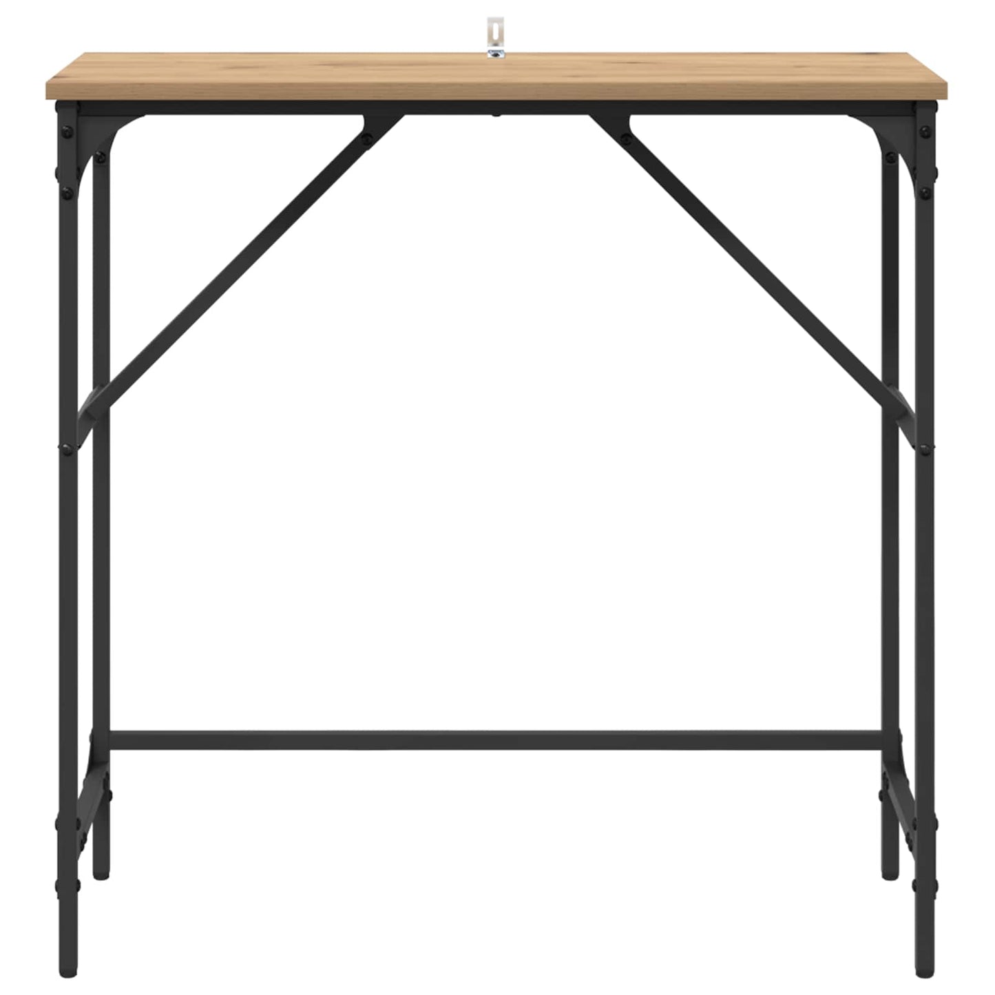 vidaXL Console Table Artisan Oak 75 x 32 x 75 cm Engineered Wood