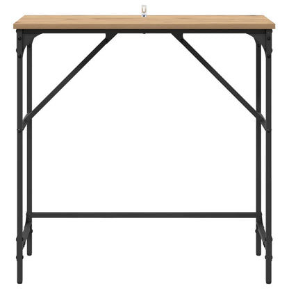 vidaXL Console Table Artisan Oak 75 x 32 x 75 cm Engineered Wood