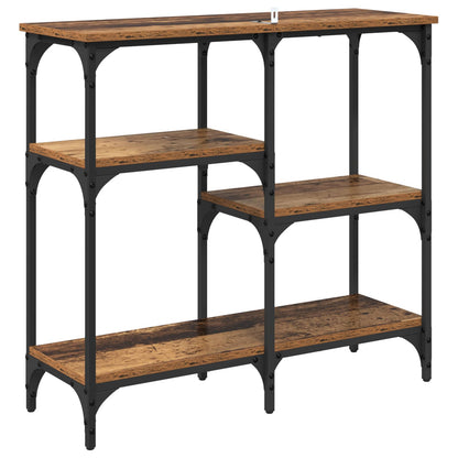 vidaXL Console Table Old Wood 80 x 29 x 75 cm Engineered Wood