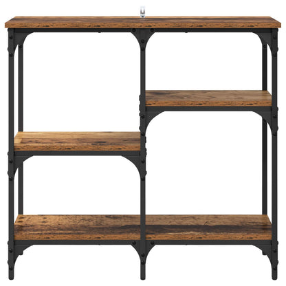 vidaXL Console Table Old Wood 80 x 29 x 75 cm Engineered Wood