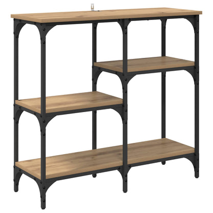 vidaXL Console Table Artisan Oak 80 x 29 x 75 cm Engineered Wood
