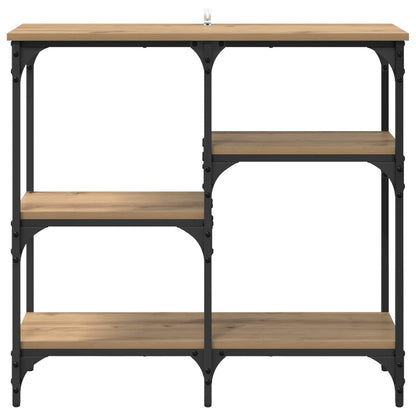 vidaXL Console Table Artisan Oak 80 x 29 x 75 cm Engineered Wood