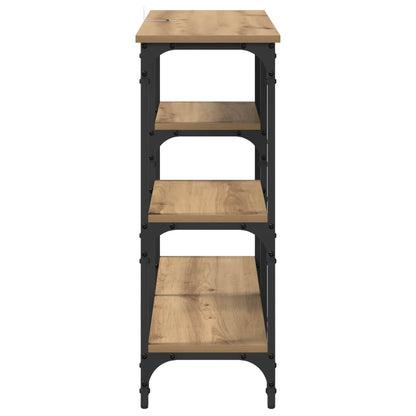 vidaXL Console Table Artisan Oak 80 x 29 x 75 cm Engineered Wood