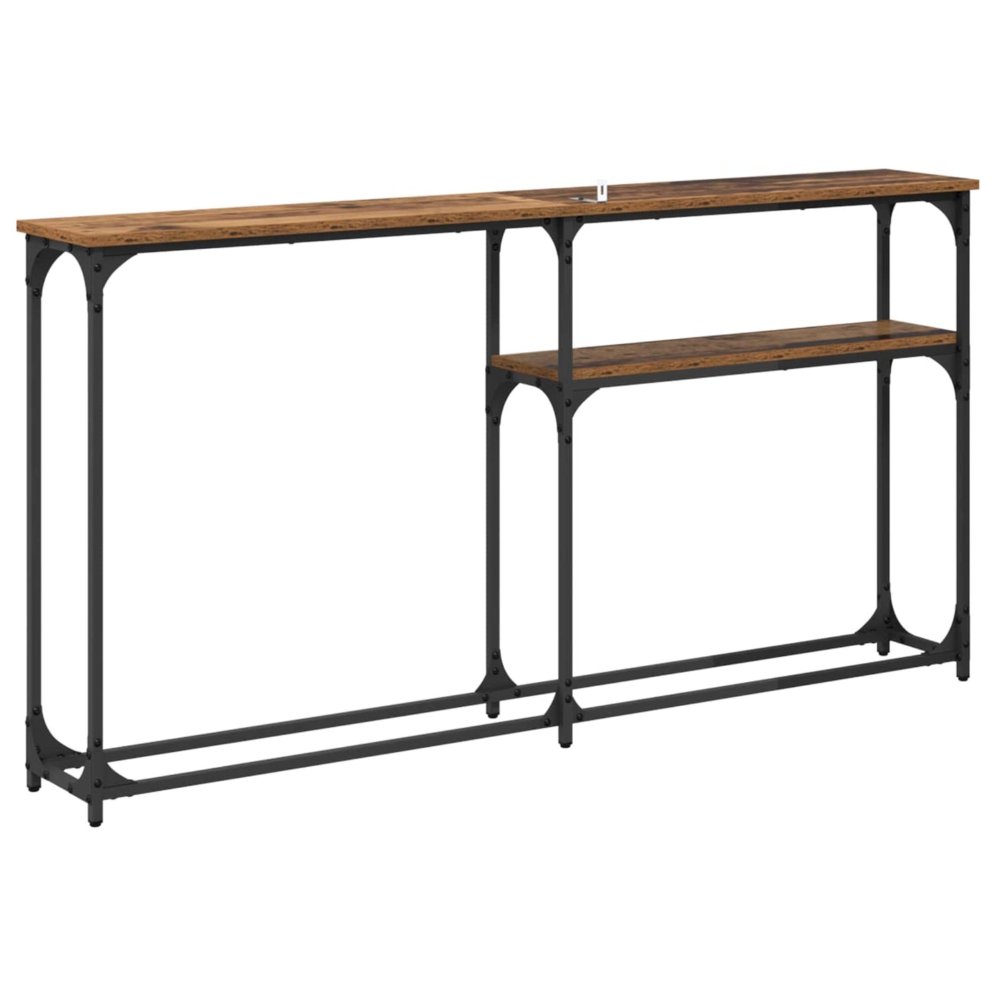 vidaXL ConsoleTable Old wood 145x22.5x75cm Engineered Wood