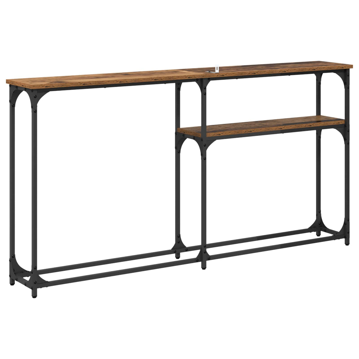 vidaXL ConsoleTable Old Wood 145 x 22.5 x 75 cm Engineered Wood