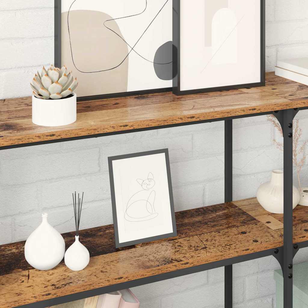 vidaXL Console Table Old Wood 150 x 29 x 75 cm