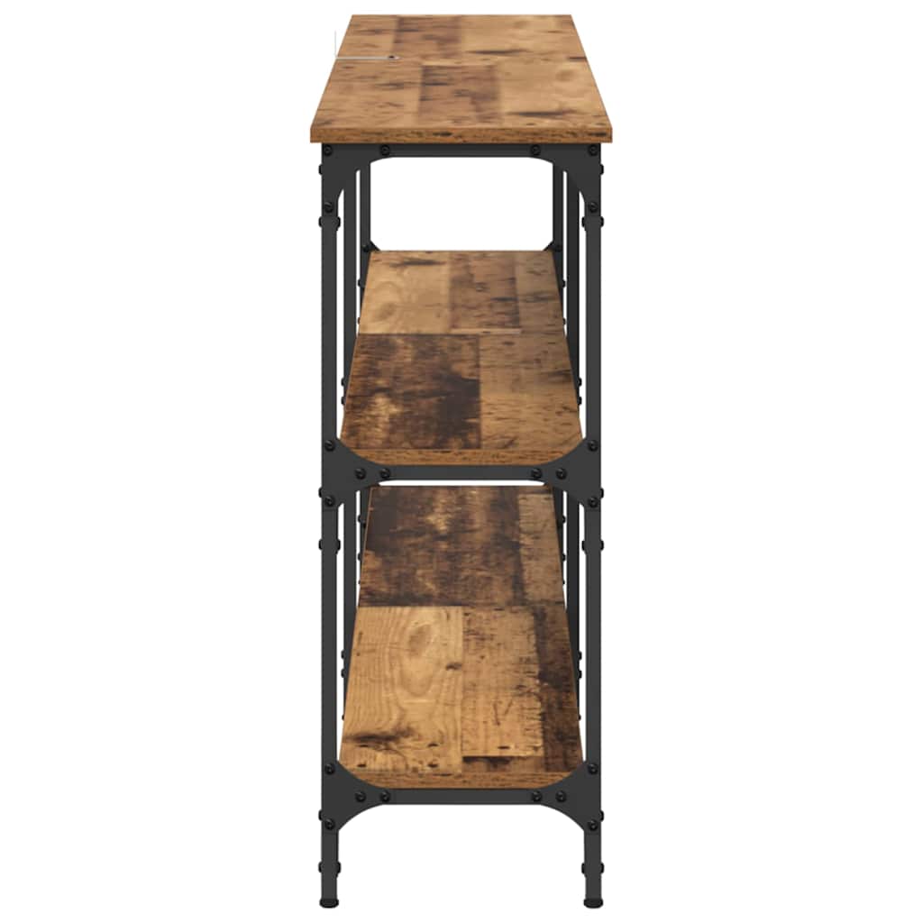 vidaXL Console Table Old Wood 150 x 29 x 75 cm