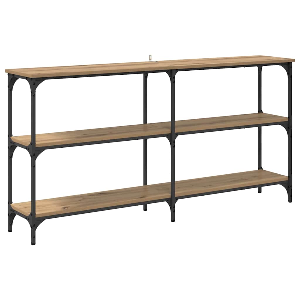vidaXL Console Table Artisan Oak 150 x 29 x 75 cm