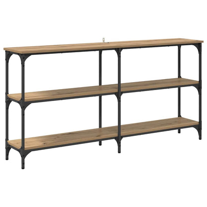 vidaXL Console Table Artisan Oak 150 x 29 x 75 cm