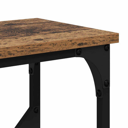 vidaXL Console Table Manual Old Wood 102 x 23 x 75 cm Engineered Wood