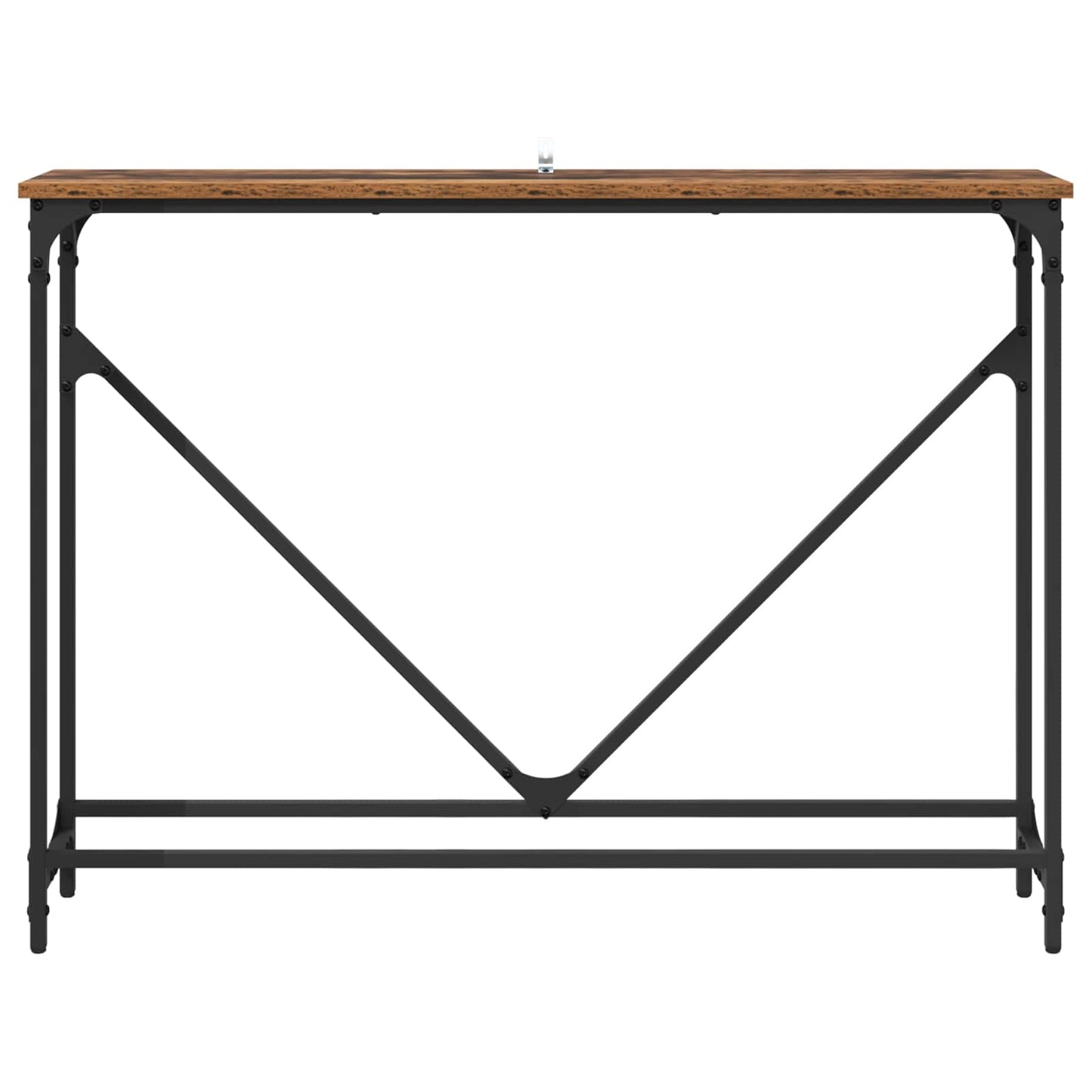 vidaXL Console Table Manual Old Wood 102 x 23 x 75 cm Engineered Wood