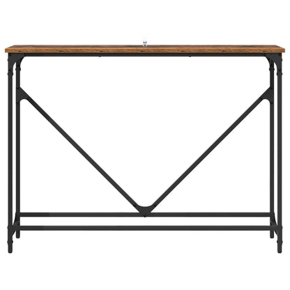 vidaXL Console Table Manual Old Wood 102 x 23 x 75 cm Engineered Wood