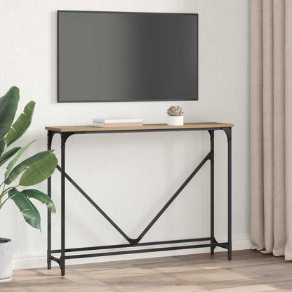 vidaXL Console Table Artisan Oak 102 x 23 x 75 cm Engineered Wood