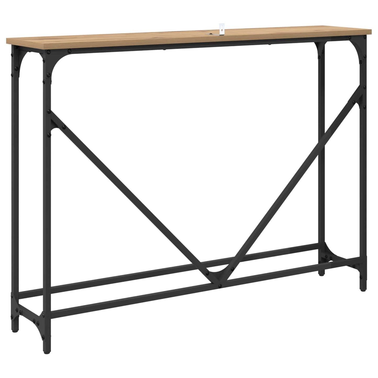 vidaXL Console Table Artisan Oak 102 x 23 x 75 cm Engineered Wood