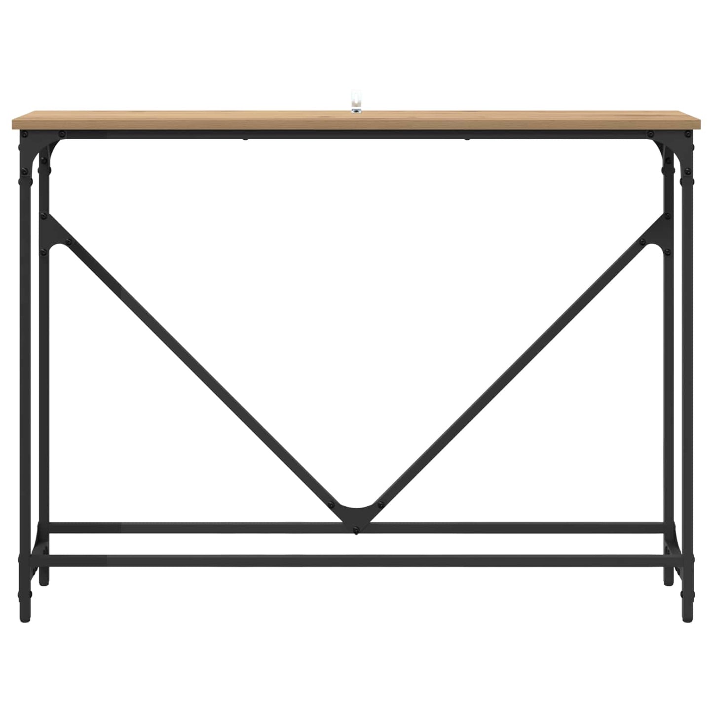 vidaXL Console Table Artisan Oak 102 x 23 x 75 cm Engineered Wood