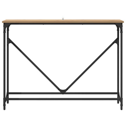 vidaXL Console Table Artisan Oak 102 x 23 x 75 cm Engineered Wood