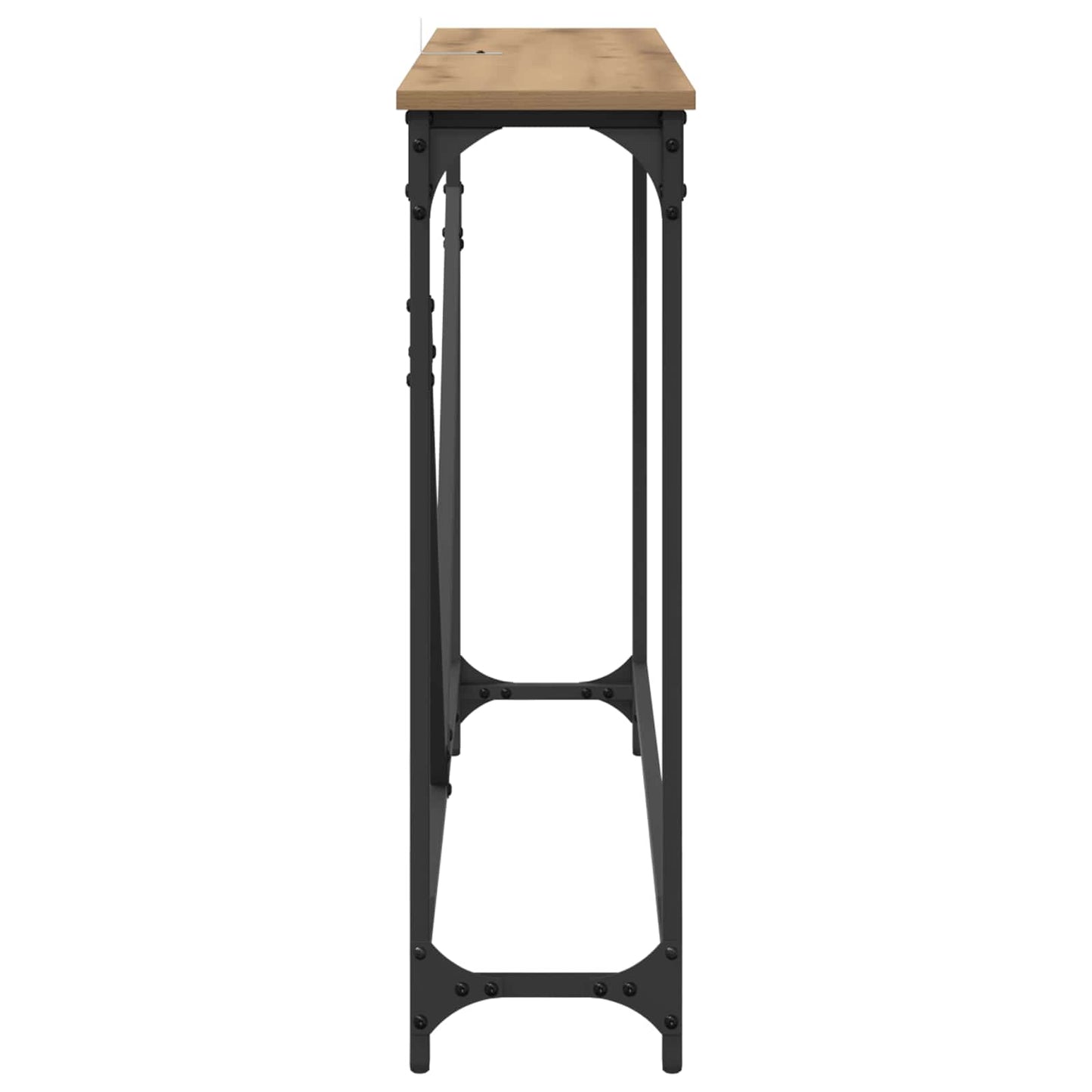 vidaXL Console Table Artisan Oak 102 x 23 x 75 cm Engineered Wood