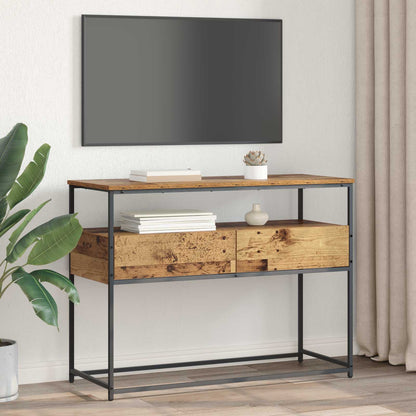 vidaXL Console Table Old Wood 100 x 40 x 75 cm Engineered Wood
