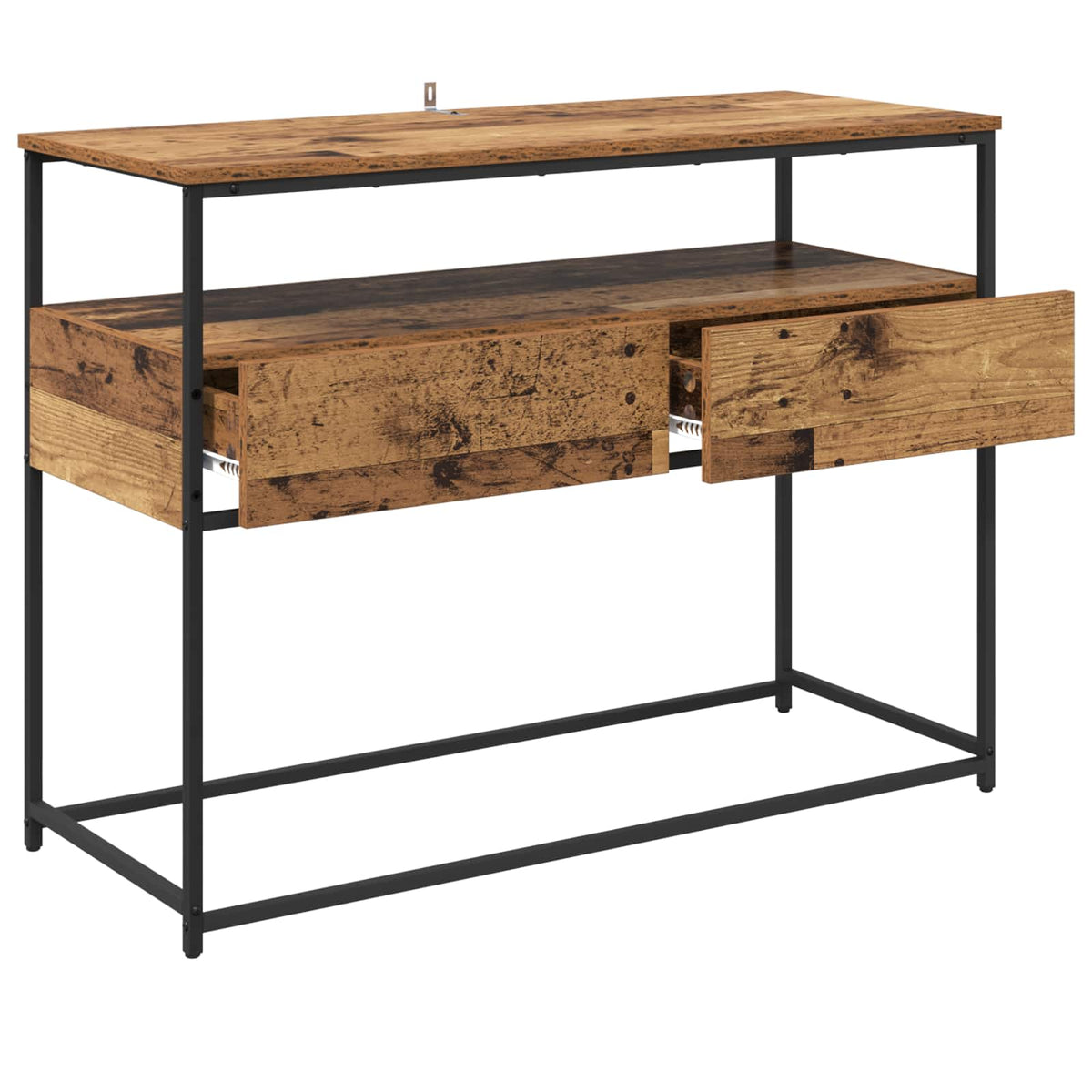 vidaXL Console Table Old Wood 100 x 40 x 75 cm Engineered Wood