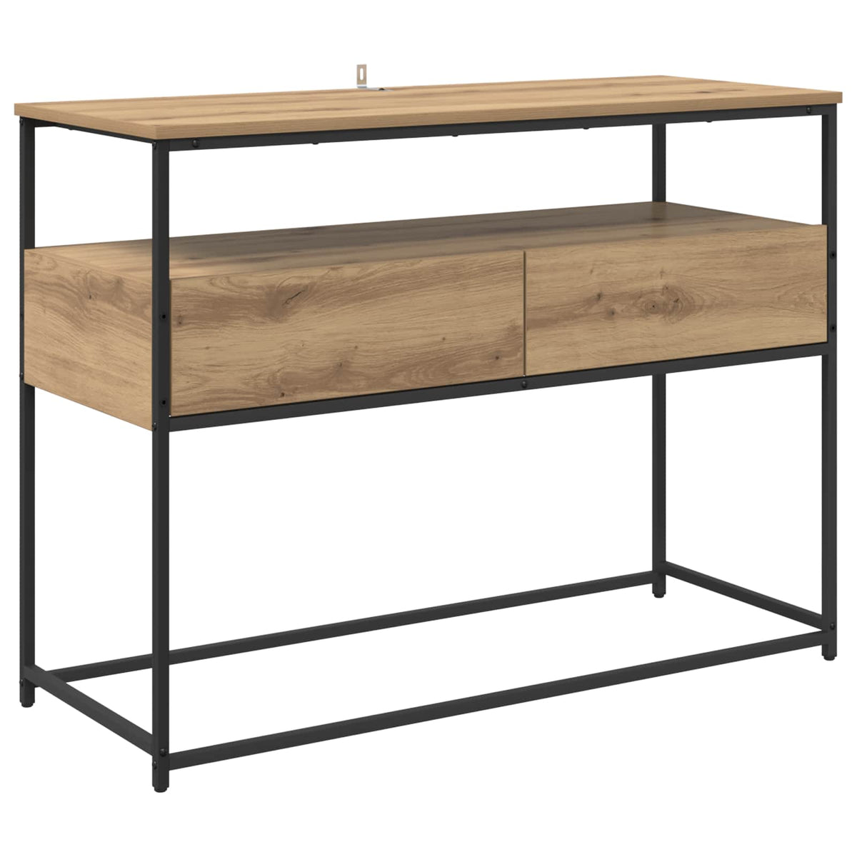 vidaXL Console Table Artisan Oak 100 x 40 x 75 cm Engineered Wood