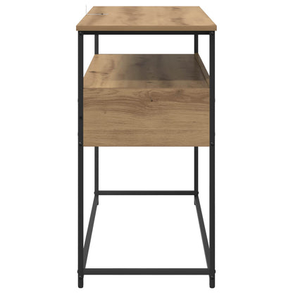 vidaXL Console Table Artisan Oak 100 x 40 x 75 cm Engineered Wood