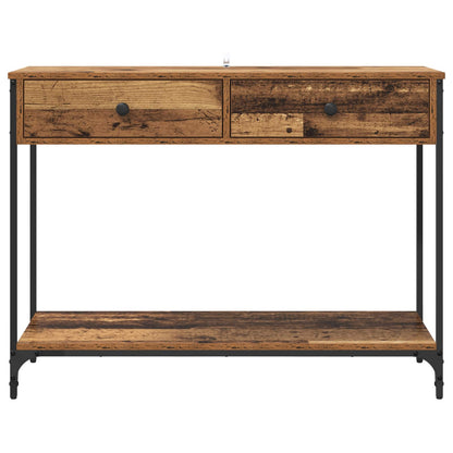 vidaXL Console Table Old Wood 100 x 34.5 x 75 cm Engineered Wood