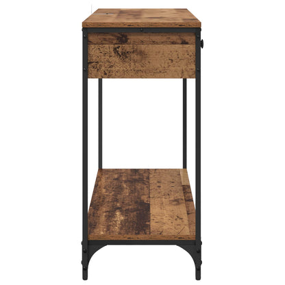 vidaXL Console Table Old Wood 100 x 34.5 x 75 cm Engineered Wood