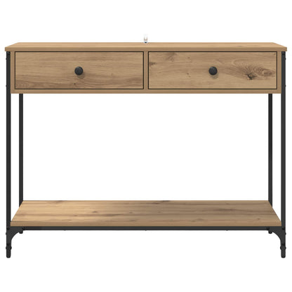 vidaXL Console Table Artisan Oak 100 x 34.5 x 75 cm Engineered Wood