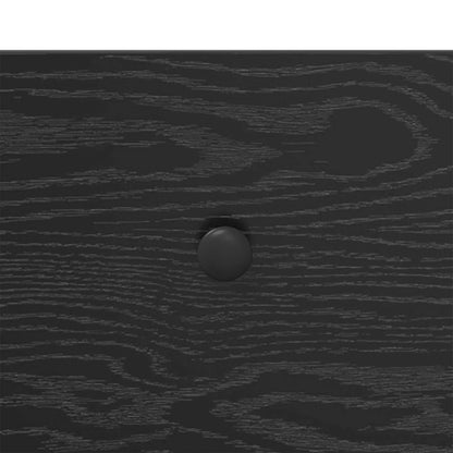 vidaXL Console Table Black Oak 100 x 34.5 x 75 cm Engineered Wood