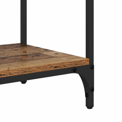 vidaXL Console Table Old Wood 75 x 34.5 x 75 cm Engineered Wood