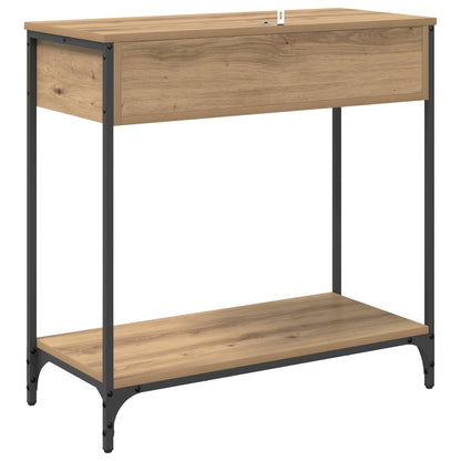 vidaXL Console Table Artisan Oak 75 x 34.5 x 75 cm Engineered Wood