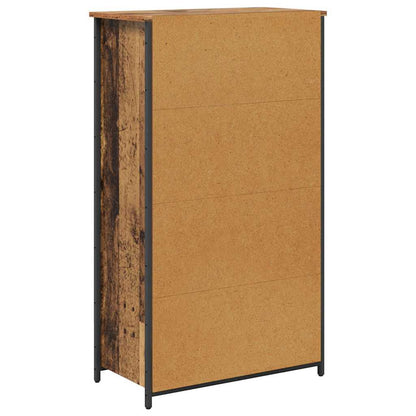 vidaXL Highboard Old Wood 62 x 32 x 106.5 cm Engineered Wood