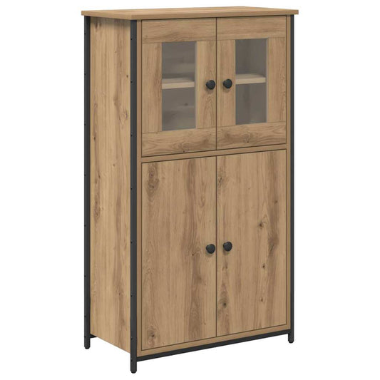 vidaXL Highboard Artisan Oak 62 x 32 x 106.5 cm Engineered Wood