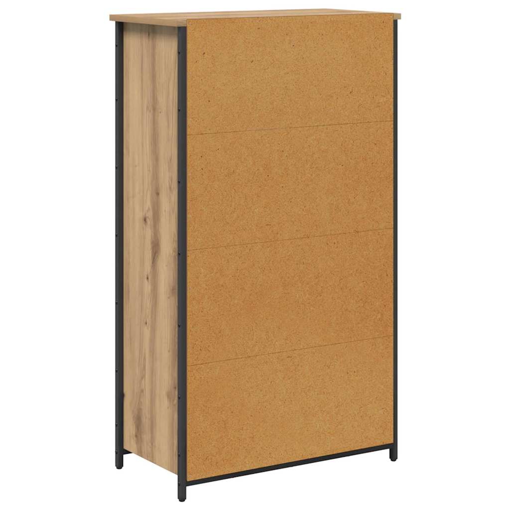 vidaXL Highboard Artisan Oak 62 x 32 x 106.5 cm Engineered Wood