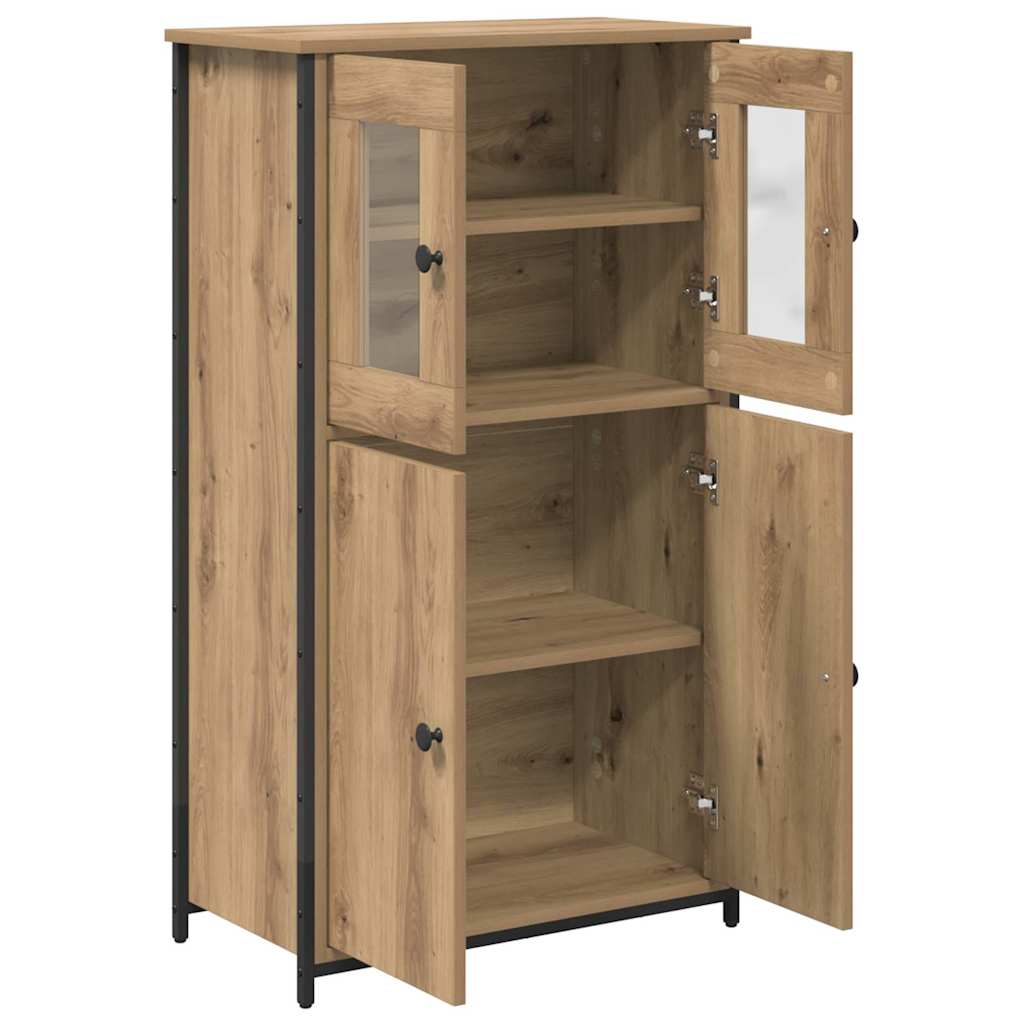 vidaXL Highboard Artisan Oak 62 x 32 x 106.5 cm Engineered Wood