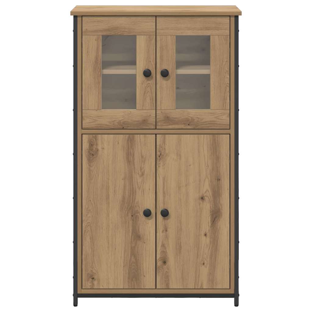 vidaXL Highboard Artisan Oak 62 x 32 x 106.5 cm Engineered Wood