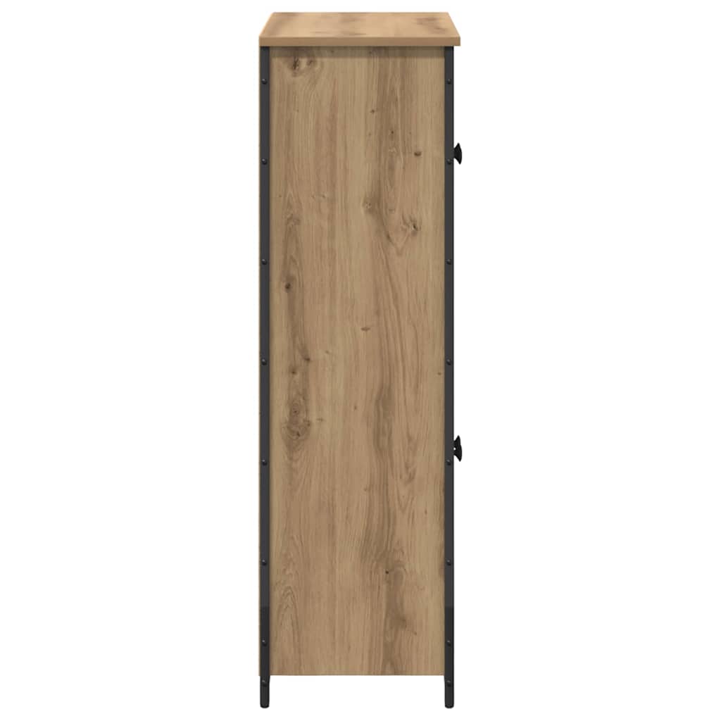 vidaXL Highboard Artisan Oak 62 x 32 x 106.5 cm Engineered Wood