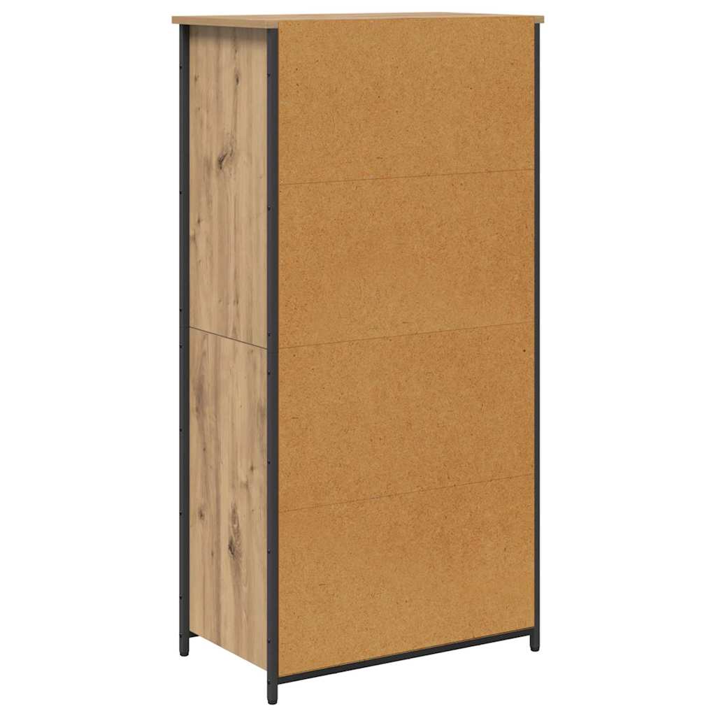 vidaXL Highboard Artisan Oak 62 x 36 x 121.5 cm Engineered Wood