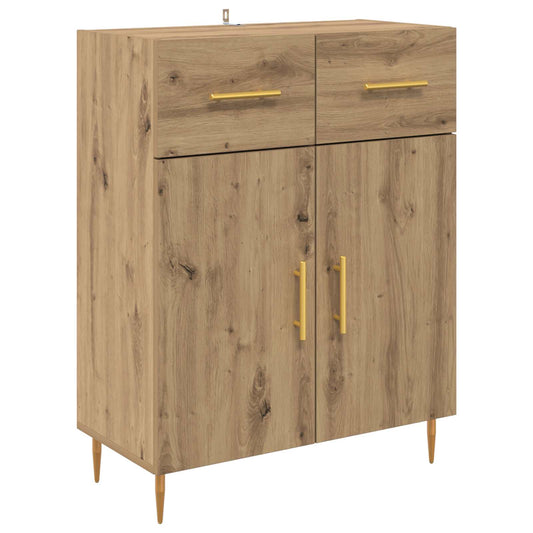 vidaXL Sideboard Artisan Oak 69.5 x 34 x 90 cm Engineered Wood